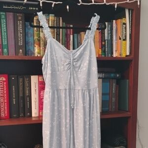 No Boundaries Sky Blue Floral Top